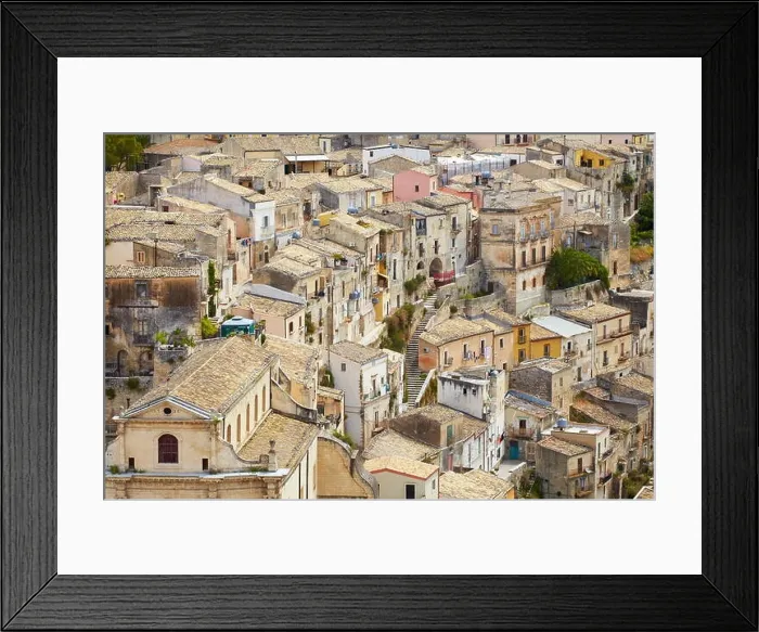 Framed Print : Ragusa Ibla (Lower Town), Sicily (Sicilia), Italy UNESCO Framed Print : Ragusa Ibla (Lower Town), Sicily (Sicilia), Italy UNESCO