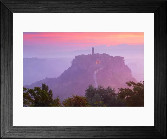 Framed Print : Bagnoregio at sunrise, Italy Framed Print : Bagnoregio at sunrise, Italy