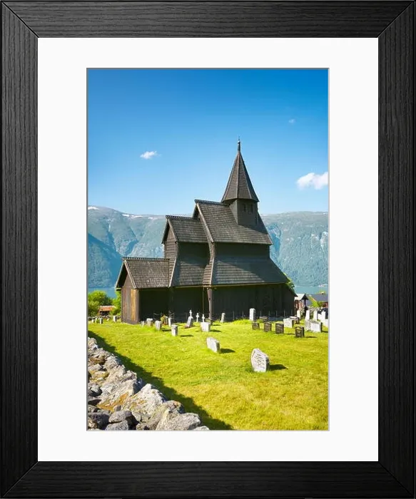Framed Print : Urnes Stave Church, Unesco, Norway Framed Print : Urnes Stave Church, Unesco, Norway