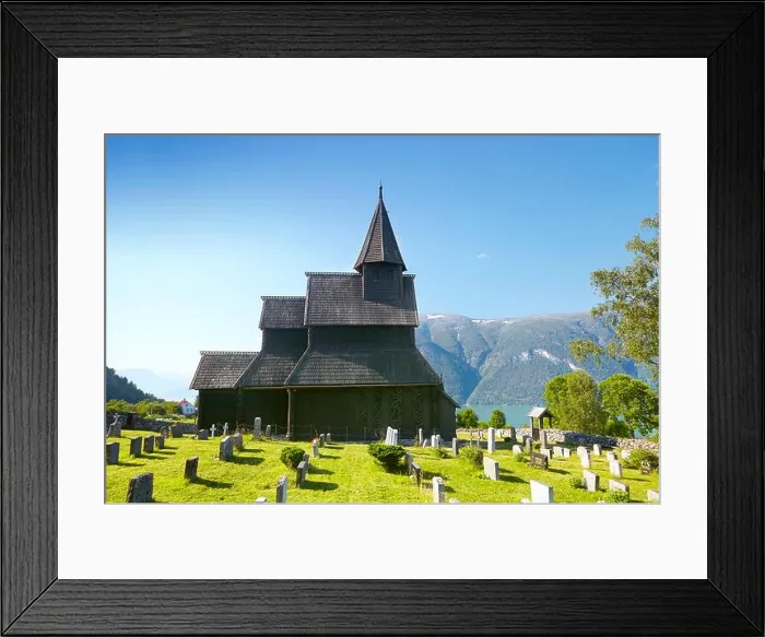 Framed Print : Urnes Stave Church, Unesco, Norway Framed Print : Urnes Stave Church, Unesco, Norway