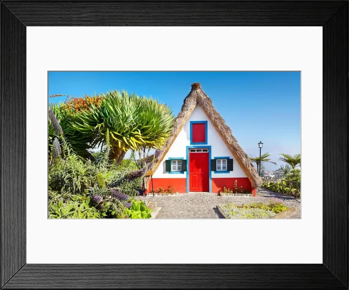 Framed Print : Santana Traditional home palheiros - Santana, Madeira, Portugal Framed Print : Santana Traditional home palheiros - Santana, Madeira, Portugal