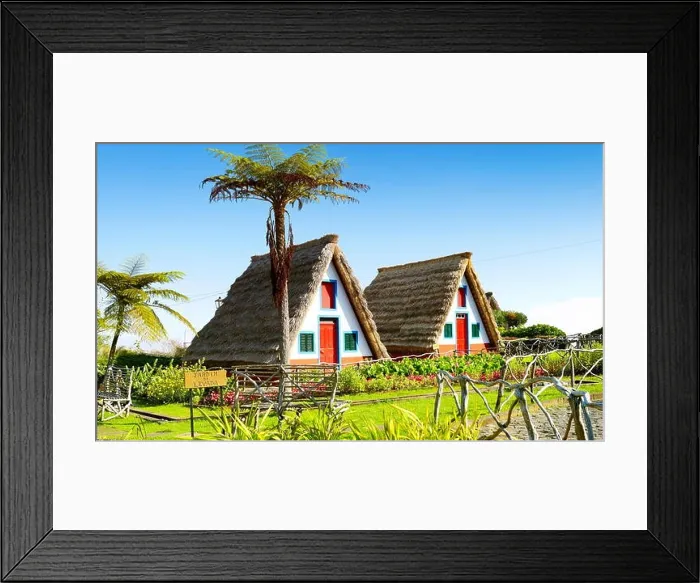 Framed Print : Traditional home palheiros - Santana, Madeira Island, Portugal Framed Print : Traditional home palheiros - Santana, Madeira Island, Portugal