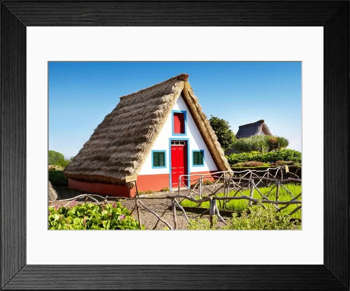 Framed Print : Traditional home palheiros - Santana, Madeira Island, Portugal Framed Print : Traditional home palheiros - Santana, Madeira Island, Portugal
