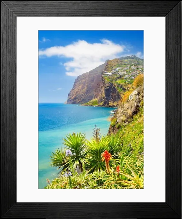 Framed Print : Madeira Island landscape- Cabo Girao cliff - Camara de Lobos, Portugal Framed Print : Madeira Island landscape- Cabo Girao cliff - Camara de Lobos, Portugal