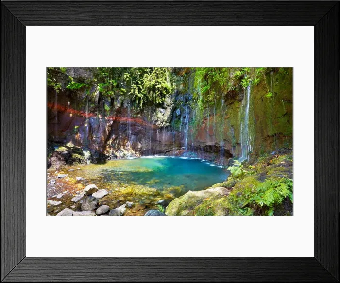 Framed Print : Levada 25 fountains, Rabacal, Madeira Island, Portugal Framed Print : Levada 25 fountains, Rabacal, Madeira Island, Portugal