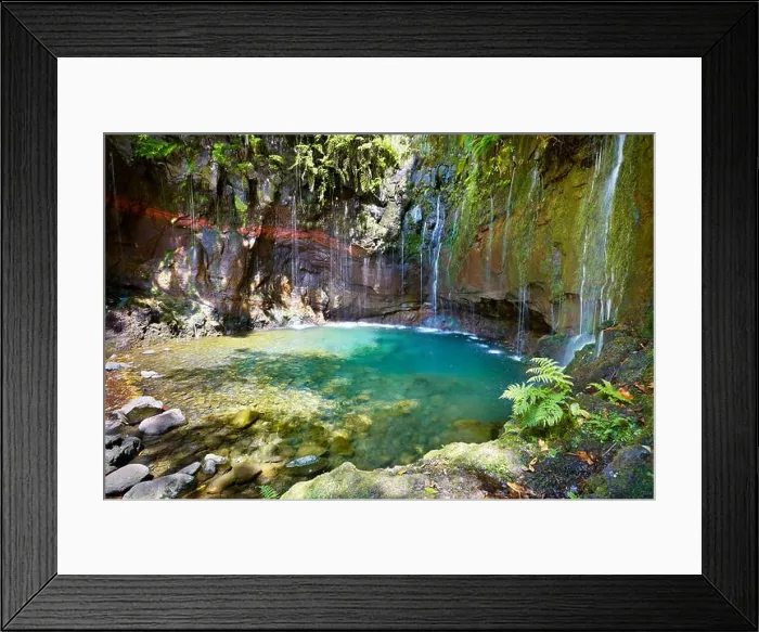 Framed Print : Levada 25 fountains, Rabacal, Madeira Island, Portugal Framed Print : Levada 25 fountains, Rabacal, Madeira Island, Portugal