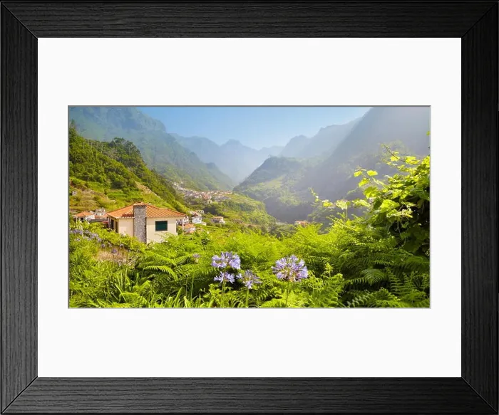 Framed Print : Landscape view near Santana, Madeira Island, Portugal Framed Print : Landscape view near Santana, Madeira Island, Portugal