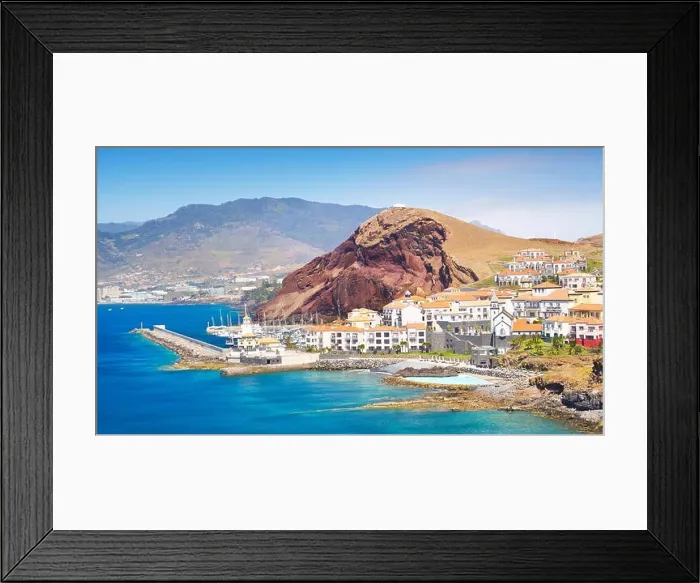 Framed Print : Fishing village Canical, Madeira Island, Portugal Framed Print : Fishing village Canical, Madeira Island, Portugal