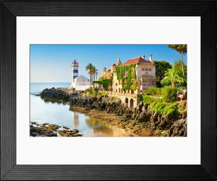 Framed Print : Lighthouse, Cascais, Portugal Framed Print : Lighthouse, Cascais, Portugal