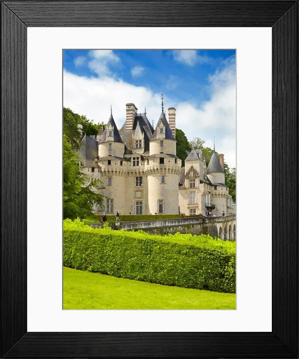 Framed Print : Usse Castle, Usse, Loire Valley, France Framed Print : Usse Castle, Usse, Loire Valley, France