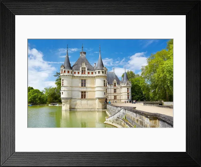 Framed Print : D'Azay-le-Rideau Castle, Loire Valley, France Framed Print : D'Azay-le-Rideau Castle, Loire Valley, France