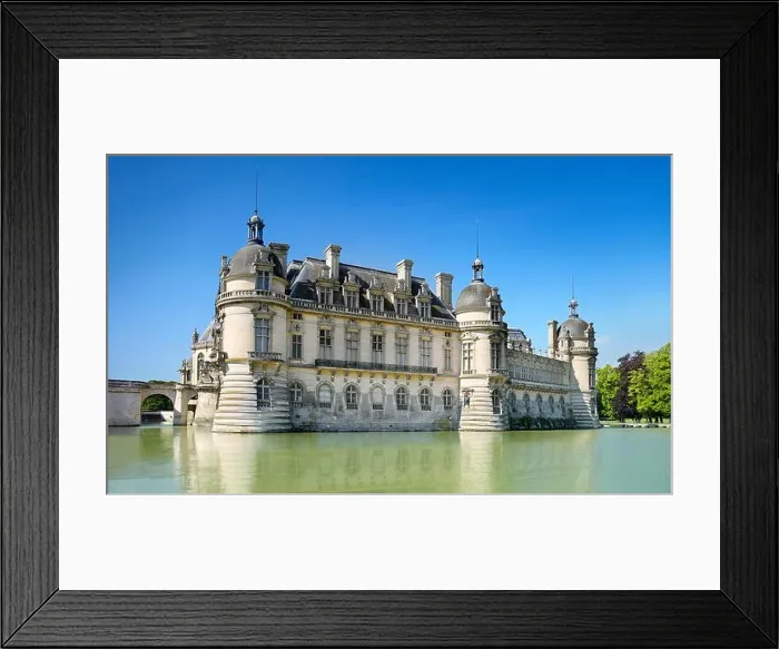 Framed Print : Chantilly Castle (Chateau de Chantilly) France Framed Print : Chantilly Castle (Chateau de Chantilly) France