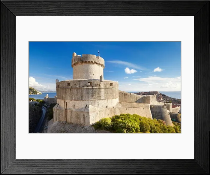 Framed Print : Dubrovnik, St John's Fortress, Croatia Framed Print : Dubrovnik, St John's Fortress, Croatia