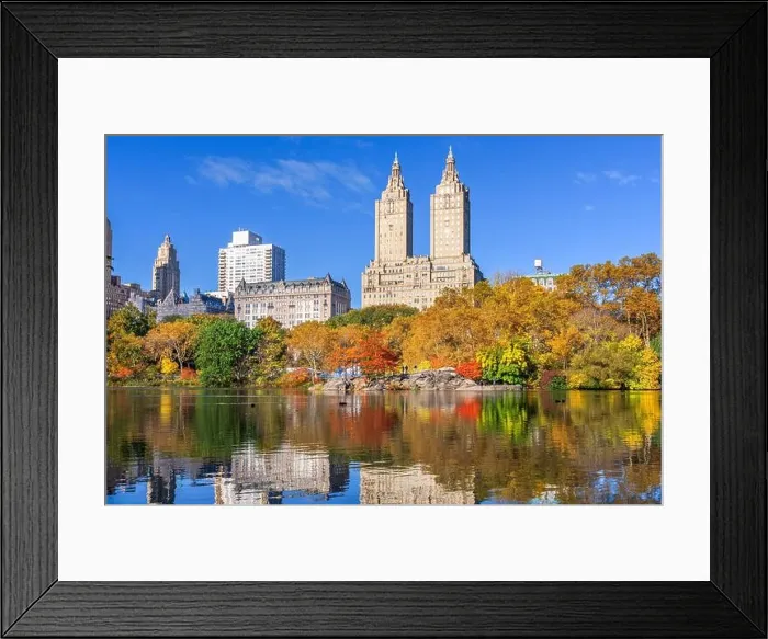 Framed Print : Central Park during autumn in New York City Framed Print : Central Park during autumn in New York City