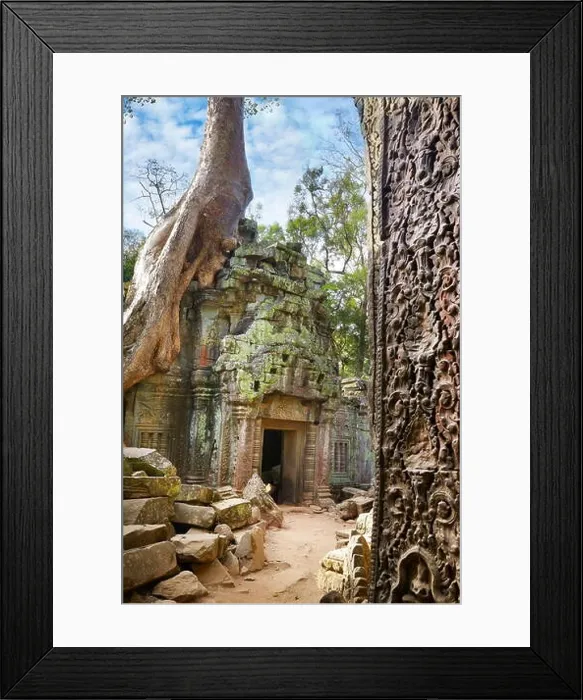 Framed Print : Ta Prohm Temple, Angkor, Cambodia, Asia Framed Print : Ta Prohm Temple, Angkor, Cambodia, Asia