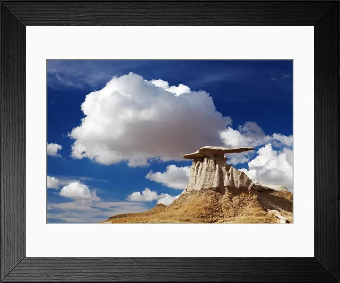 Framed Print : The Wings, bizarre rock formations in Bisti Badlands, New Mexico, USA Framed Print : The Wings, bizarre rock formations in Bisti Badlands, New Mexico, USA