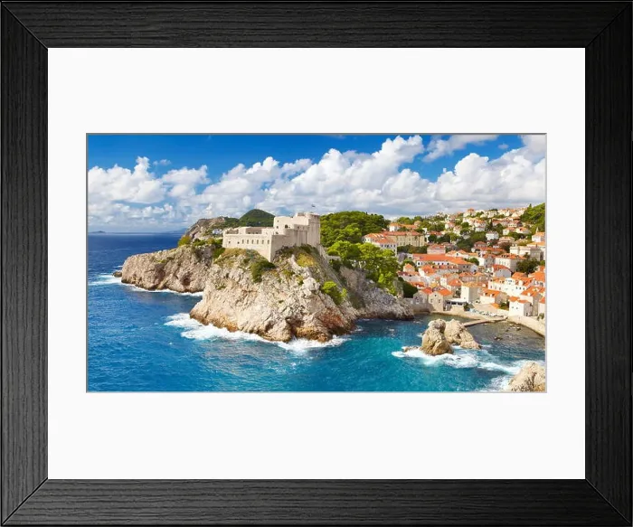 Framed Print : Dubrovnik old town, Croatia Framed Print : Dubrovnik old town, Croatia