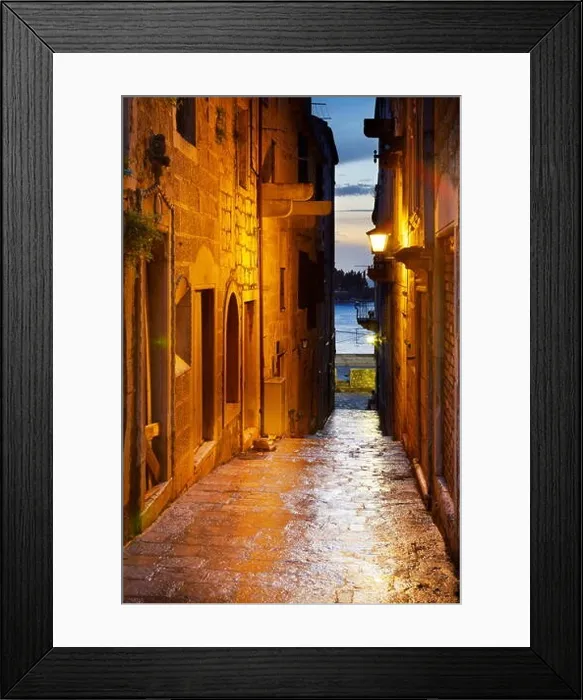 Framed Print : Korcula Island, Dalmatia, Croatia, Europe Framed Print : Korcula Island, Dalmatia, Croatia, Europe