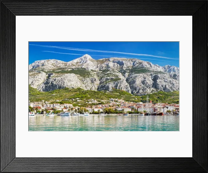 Framed Print : Makarska, Makarska Riviera - Croatia Framed Print : Makarska, Makarska Riviera - Croatia