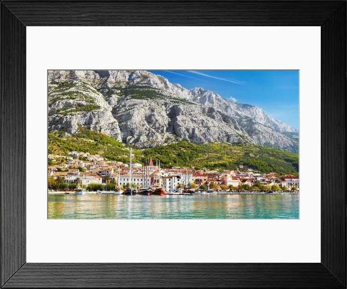 Framed Print : Makarska, Makarska Riviera - Croatia Framed Print : Makarska, Makarska Riviera - Croatia