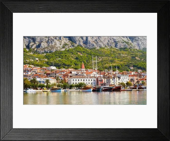 Framed Print : Makarska, Makarska Riviera - Croatia Framed Print : Makarska, Makarska Riviera - Croatia