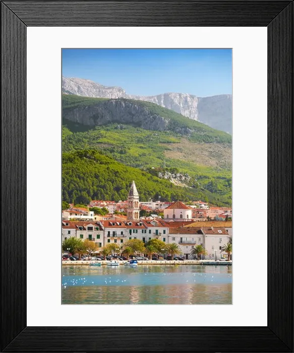 Framed Print : Makarska, Makarska Riviera - Croatia Framed Print : Makarska, Makarska Riviera - Croatia