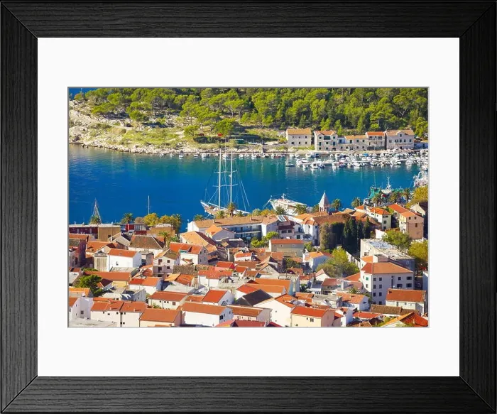 Framed Print : Makarska, Makarska Riviera - Croatia Framed Print : Makarska, Makarska Riviera - Croatia
