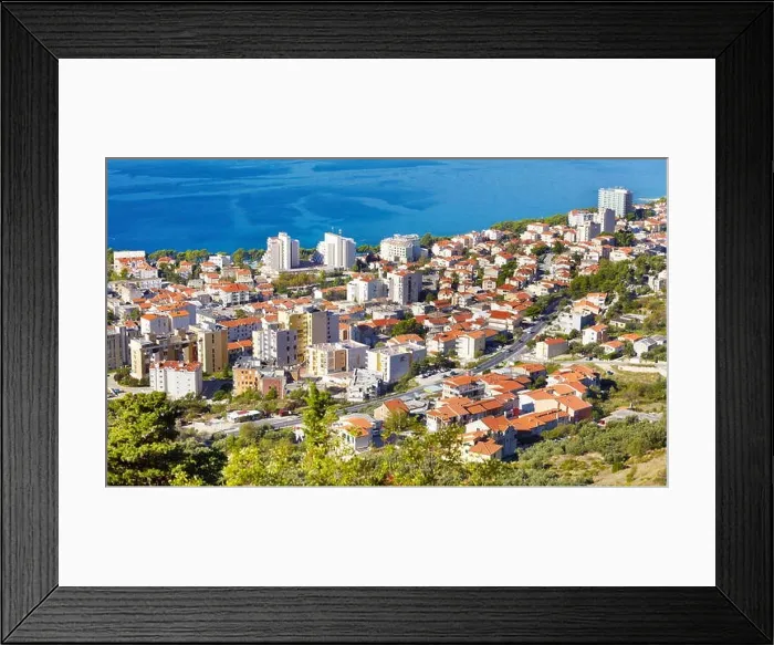 Framed Print : Makarska, Makarska Riviera - Croatia Framed Print : Makarska, Makarska Riviera - Croatia
