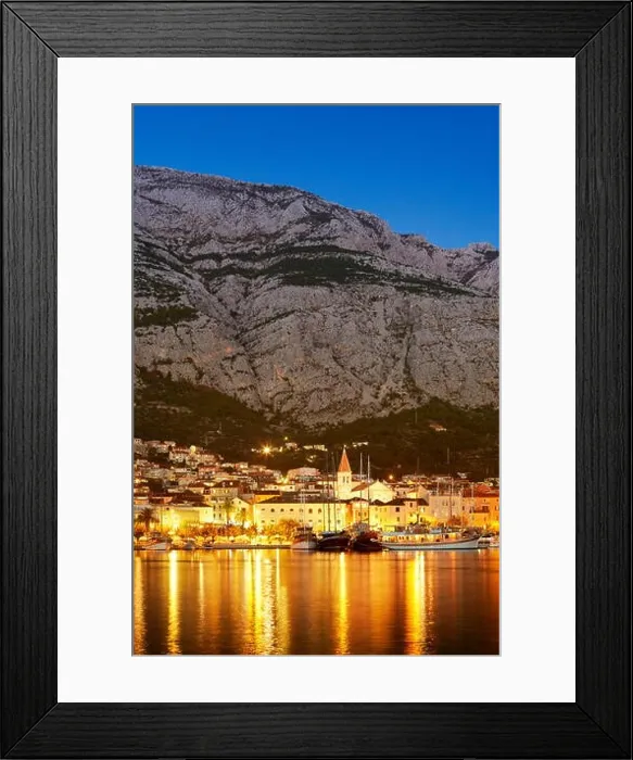 Framed Print : Makarska, Makarska Riviera - Croatia, Europe Framed Print : Makarska, Makarska Riviera - Croatia, Europe