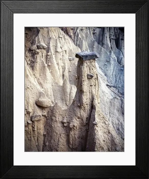 Framed Print : Picturesque view on natural earth pyramids in autumn season. Renon, Ritten, Dolomites, South Tyrol, Italy Framed Print : Picturesque view on natural earth pyramids in autumn season. Renon, Ritten, Dolomites, South Tyrol, Italy