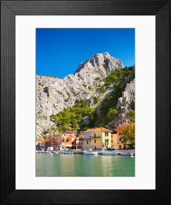 Framed Print : Omis - Makarska Riviera, Croatia Framed Print : Omis - Makarska Riviera, Croatia