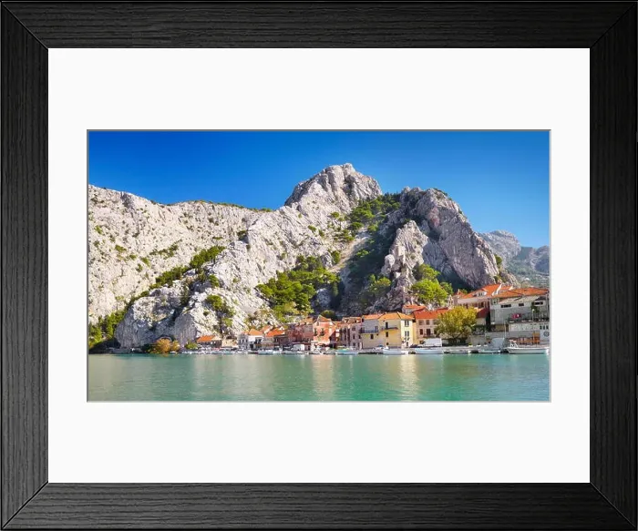 Framed Print : Omis - Makarska Riviera, Croatia Framed Print : Omis - Makarska Riviera, Croatia