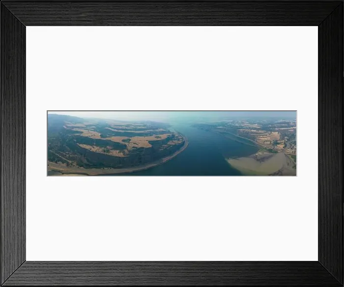 Framed Print : The Columbia River Gorge, a popular recreation region, is a federally protected scenic area forming the boundary between Washington and Oregon Framed Print : The Columbia River Gorge, a popular recreation region, is a federally protected scenic area forming the boundary between Washington and Oregon