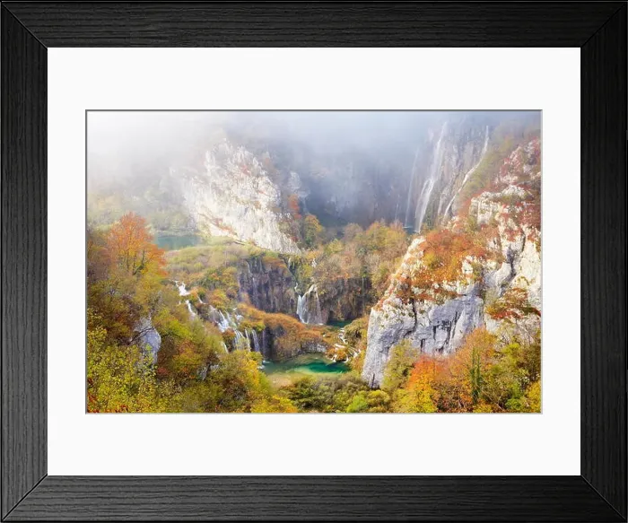 Framed Print : Plitvice Lakes National Park, Croatia, UNESCO Framed Print : Plitvice Lakes National Park, Croatia, UNESCO