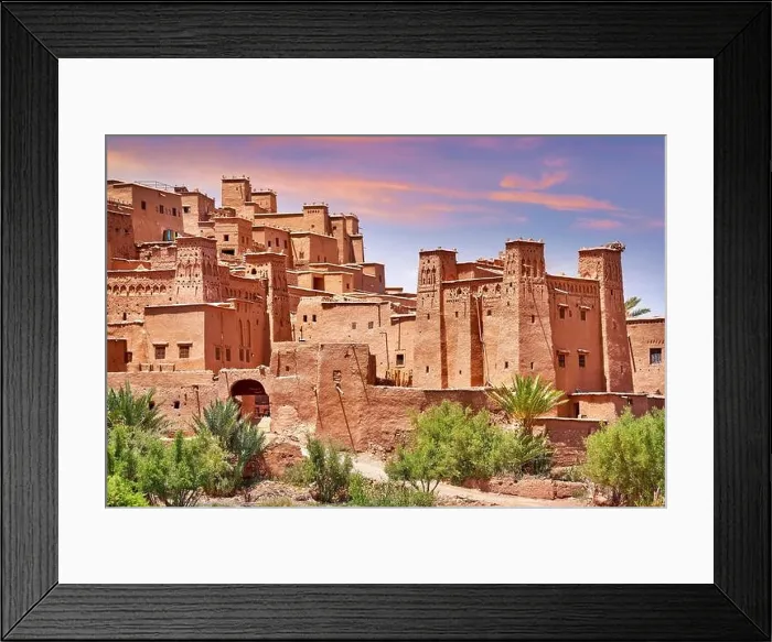 Framed Print : Ait Benhaddou fortress near Ouarzazate, Morocco, Africa, Unesco Framed Print : Ait Benhaddou fortress near Ouarzazate, Morocco, Africa, Unesco