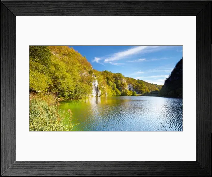 Framed Print : Plitvice Lakes National Park in autumn, Croatia, Europe Framed Print : Plitvice Lakes National Park in autumn, Croatia, Europe