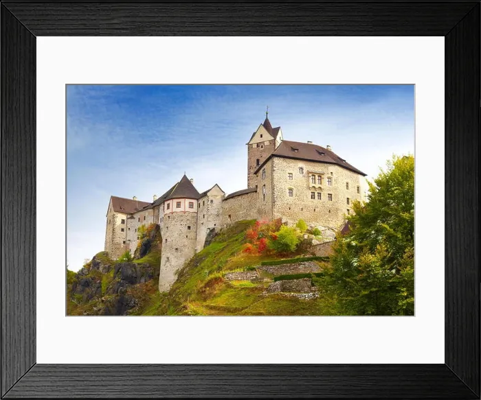 Framed Print : Loket Castle, Czech Republic, Europe Framed Print : Loket Castle, Czech Republic, Europe