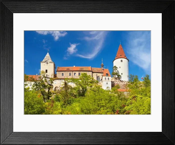 Framed Print : Krivoklat Castle, Czech Republic, Europe Framed Print : Krivoklat Castle, Czech Republic, Europe