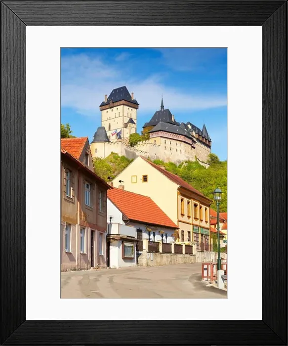 Framed Print : Karistejn Castle, Czech Republic, Europe Framed Print : Karistejn Castle, Czech Republic, Europe