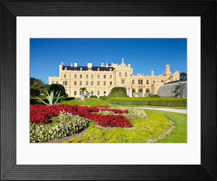 Framed Print : Lednice Castle, Czech Republic, Europe Framed Print : Lednice Castle, Czech Republic, Europe