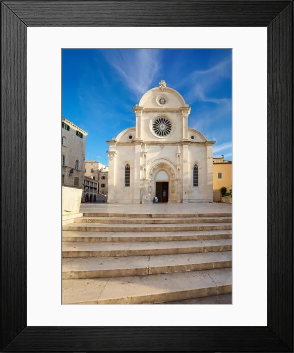 Framed Print : The Cathedral of St.James, Sibenik, Croatia, Europe