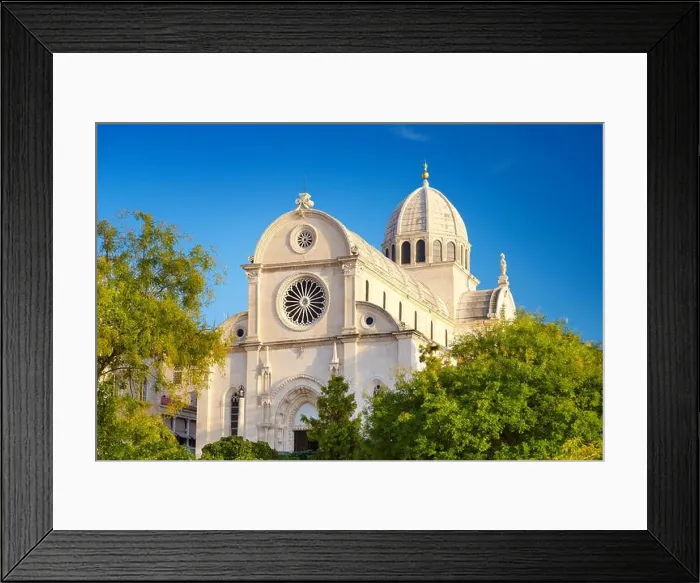 Framed Print : The Cathedral of St.James, Sibenik, Croatia, Europe Framed Print : The Cathedral of St.James, Sibenik, Croatia, Europe