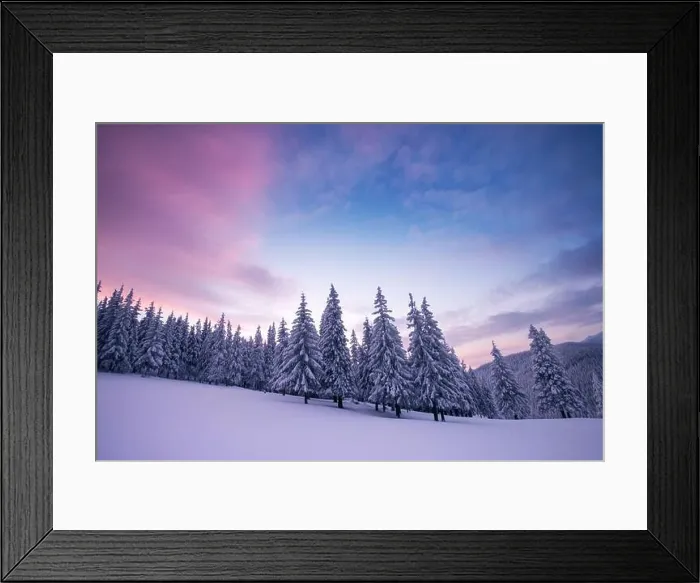 Framed Print : Fantastic winter landscape in snowy mountains glowing by morning sunlight. Dramatic wintry scene with frozen snowy trees at sunrise Framed Print : Fantastic winter landscape in snowy mountains glowing by morning sunlight. Dramatic wintry scene with frozen snowy trees at sunrise