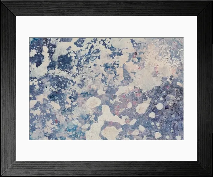Framed Print : Abstract painring. Big water splashes Framed Print : Abstract painring. Big water splashes