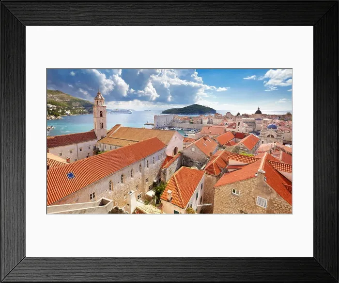 Framed Print : Dubrovnik, Croatia Framed Print : Dubrovnik, Croatia