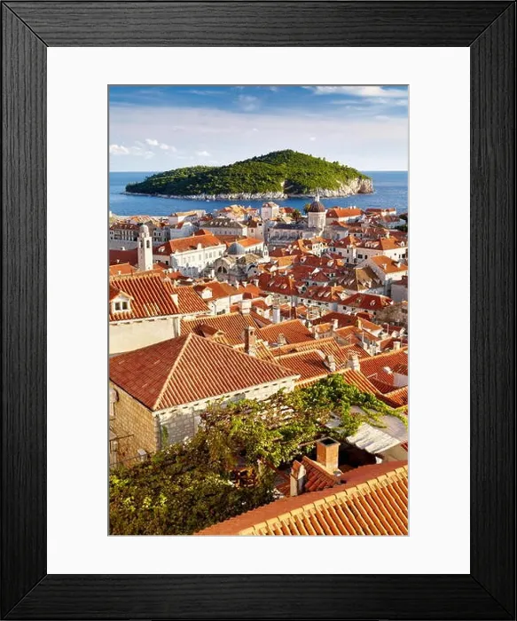 Framed Print : Dubrovnik Old Town, Croatia Framed Print : Dubrovnik Old Town, Croatia