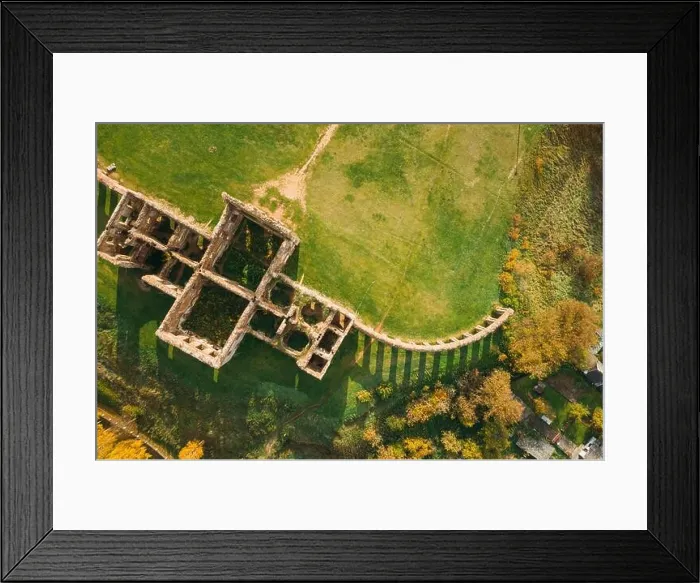 Framed Print : Ruzhany, Brest Region, Belarus. Cityscape Skyline In Autumn Sunny Evening. Bird's-eye View Of Ruzhany Palace. Famous Popular Historic Landmark. Flat V Framed Print : Ruzhany, Brest Region, Belarus. Cityscape Skyline In Autumn Sunny Evening. Bird's-eye View Of Ruzhany Palace. Famous Popular Historic Landmark. Flat V