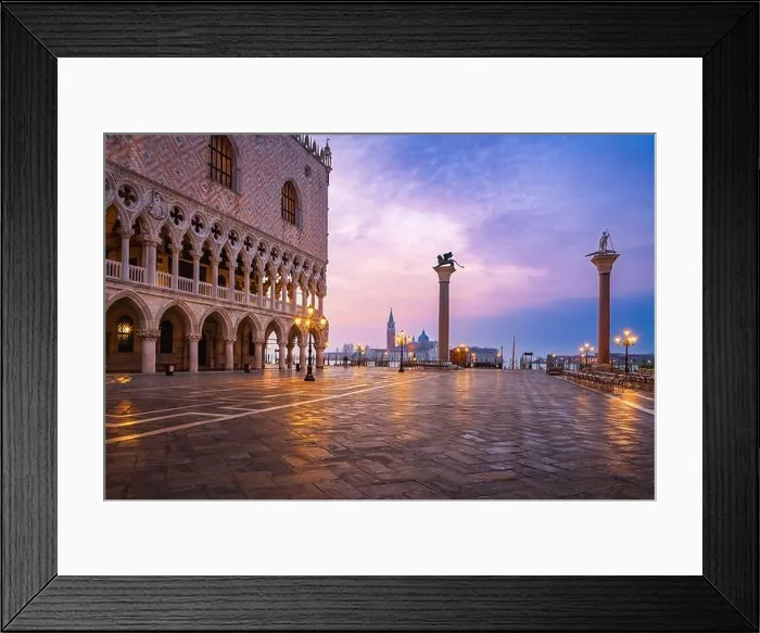 Framed Print : Venice, Italy at the Grand Canal in the morning Framed Print : Venice, Italy at the Grand Canal in the morning