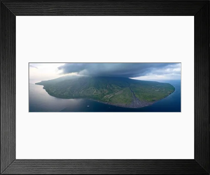 Framed Print : The remote, volcanic island of Sangeang rises from the seascape near Komodo National Park, Indonesia. This island is known for its black sand habitat Framed Print : The remote, volcanic island of Sangeang rises from the seascape near Komodo National Park, Indonesia. This island is known for its black sand habitat