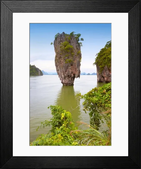Framed Print : Thailand - James Bond Island, Phang Nga Bay Framed Print : Thailand - James Bond Island, Phang Nga Bay